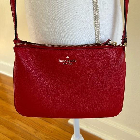 RedKate Spade Crossbody Leather Purse - Picture 1 of 16